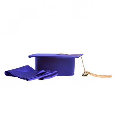 Toca Absolvire albastra + esarfa - Toci clasa 8 Toca Absolvire albastra + esarfa - Toci clasa 8